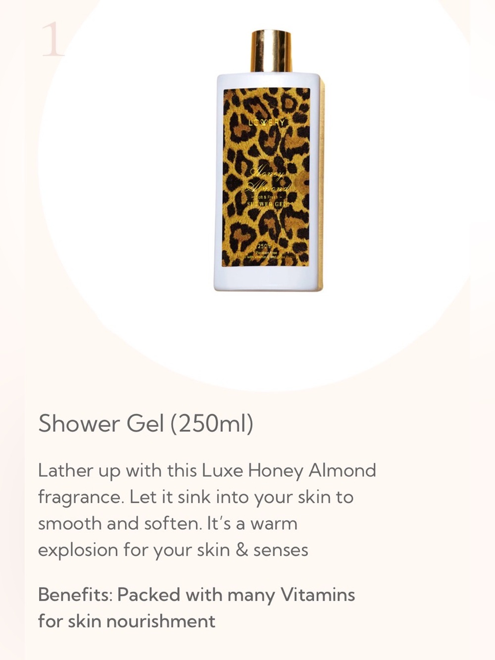 Lovery Luxe Honey Almond Spa Gift Basket -18Pc Leopard Self Care Kit - Picture 5 of 16